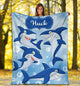 Huck - Personalized Shark Blanket