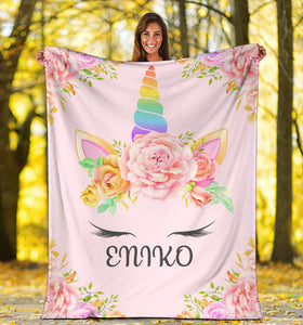 Eniko - Personalized Unicorn Blanket