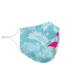 Flamingo Tropical Print Face Mask