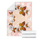 Pink Butterflies Premium Blanket