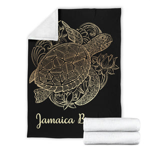 Jamaica Byrnes - Personalized Turtle Blanket