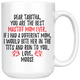 Personalized Mastiff Dog Moose Mom Tabitha Coffee Mug (15 oz)