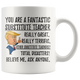 Funny Fantastic Substitute Teacher Coffee Mug, Trump Gifts, Substitute Teacher Birthday Gift, Teacher Christmas Graduation Gift