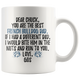 Personalized French Bulldog Gus Dad Chuck Coffee Mug (11 oz)