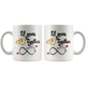 18th Wedding Anniversary Gift For Him And Her, 18th Anniversary Mug For Husband & Wife, Married For 18 Years, 18 Years Together With Her ( 11 oz )