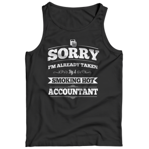 Funny Accountant Taken - Unisex & Ladies V-Neck T-Shirt, Hoodie, Long Sleeve