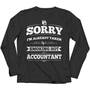 Funny Accountant Taken - Unisex & Ladies V-Neck T-Shirt, Hoodie, Long Sleeve