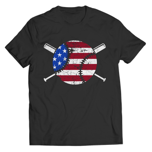 Baseball - USA Flag