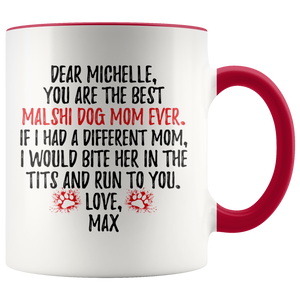 Personalized Malshi Dog - Michelle & Max