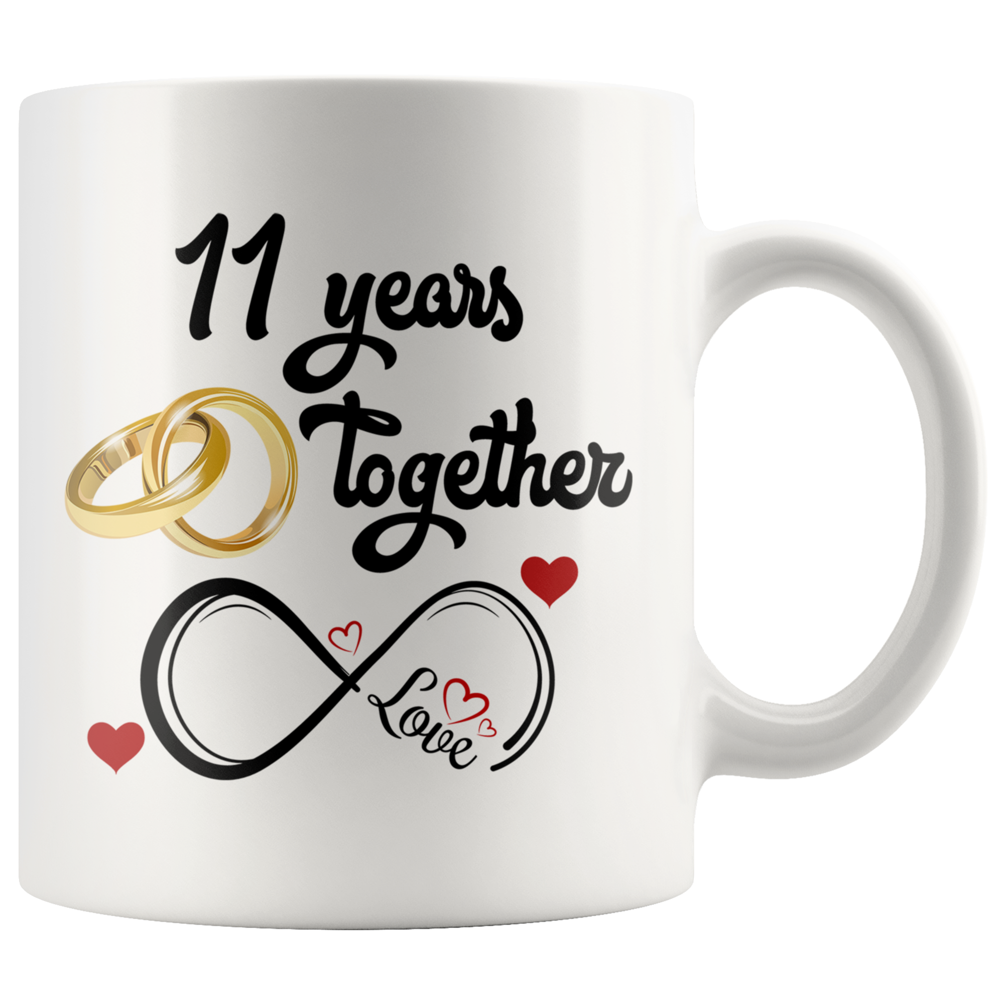 Red Ocean Anniversary Handmade Wooden Heart To Celebrate 11th Wedding Anniversary  Gift For Husband Wife Boyfriend Girlfriend | DIY at B&Q