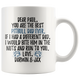 Personalized Pitbull Darwin & Jax Dad Paul Coffee Mug (11 oz)