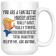 Funny Fantastic Makeup Artist Coffee Mug, Trump Gifts, Best Makeup Artist Birthday Gift, Makeup Artist Christmas Graduation Gift