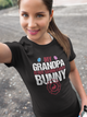 My Grandpa Is Out Saving Every Bunny Firefighter Womens And Unisex T-Shirt