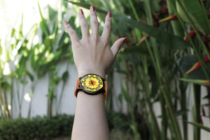 Sunflower Butterfly Awesome Watch