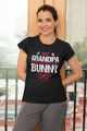 My Grandpa Is Out Saving Every Bunny Firefighter Womens And Unisex T-Shirt