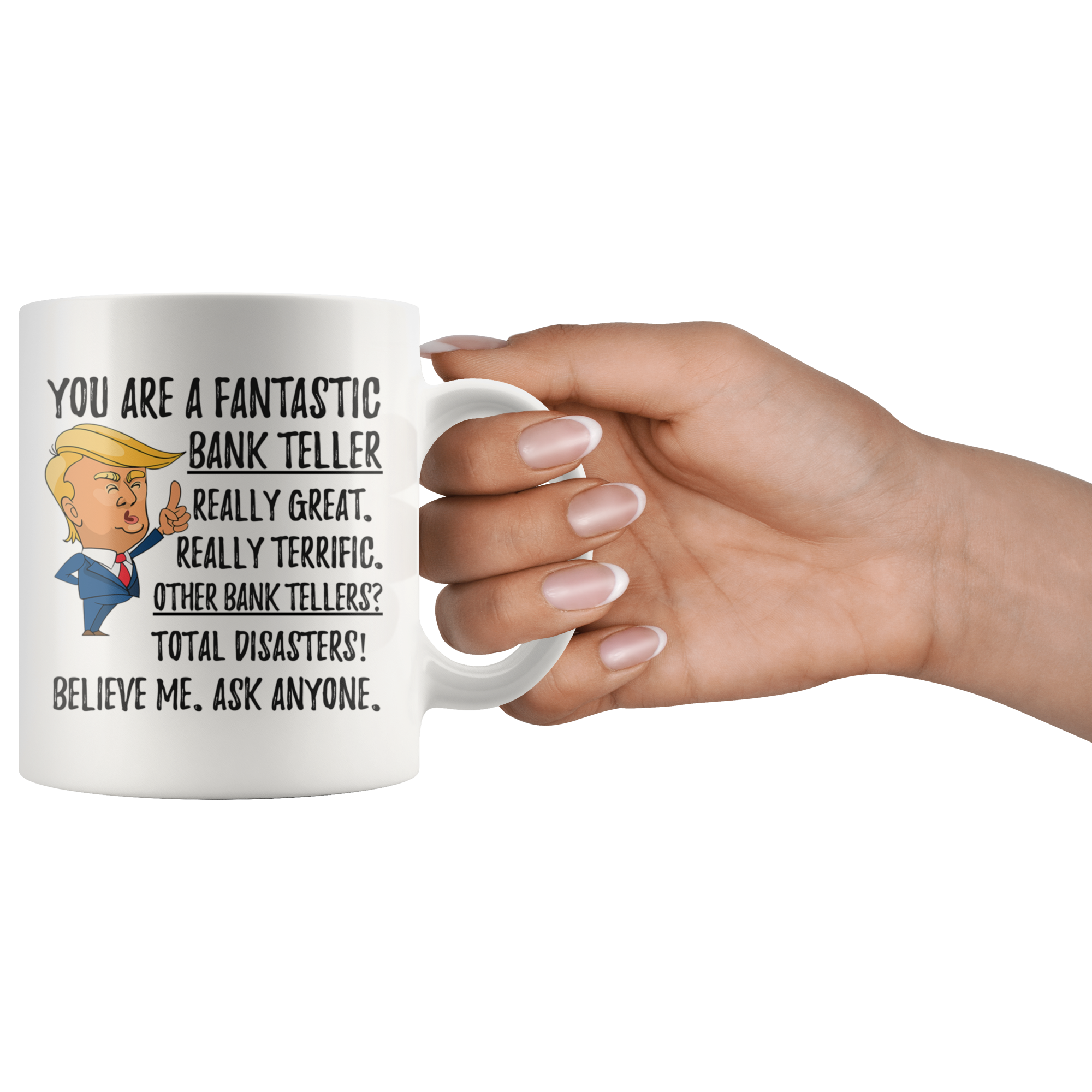 Funny Fantastic Bank Teller Coffee Mug, Bank Teller Trump Gifts, Best –  Freedom Look