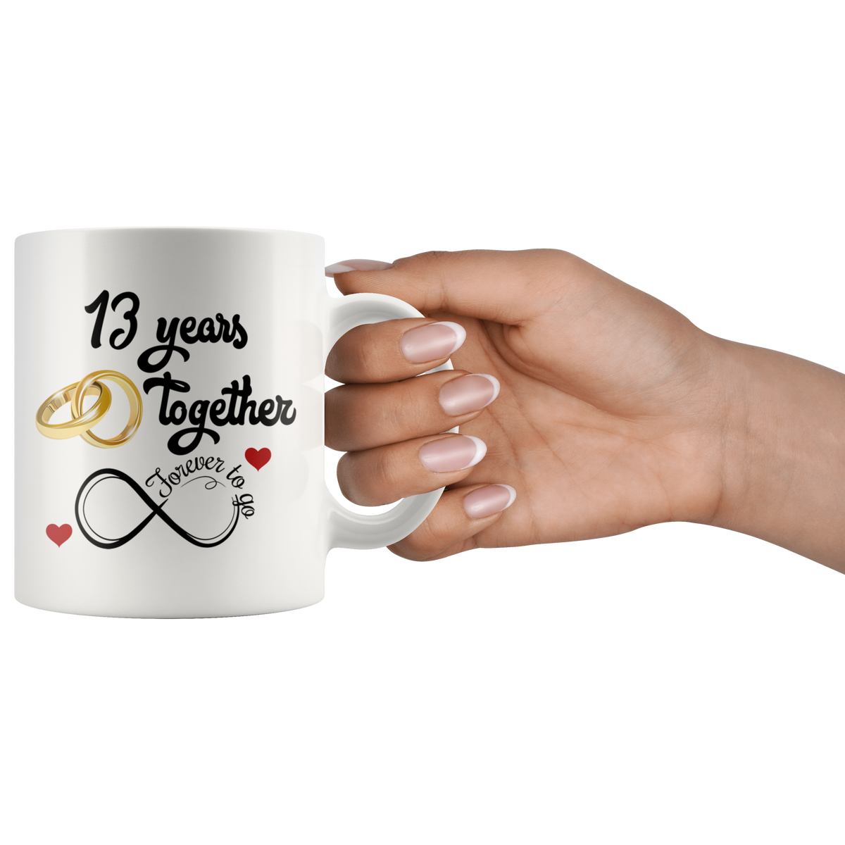 13th Wedding Anniversary Gift For Him And Her, 13th Anniversary Mug Fo ...