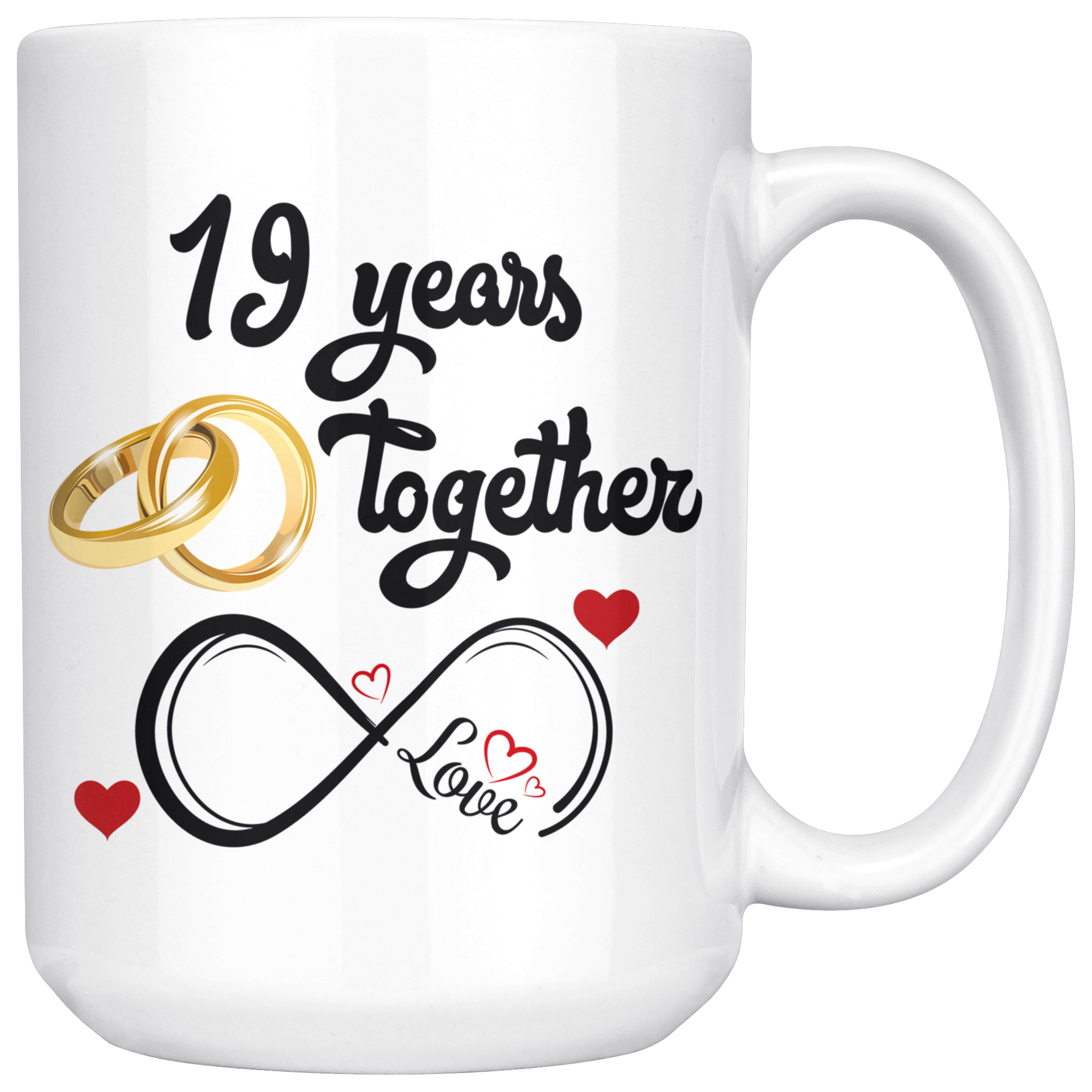 It's Our 19TH Anniversary: 19th wedding anniversary gifts for couples | 19  year anniversary gift for Husband, Wife | Notebook Journal 6x9 Inches 100  Pages | 19th anniversary gift for him, her: