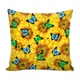 Sunflower Butterfly Pillow Cover